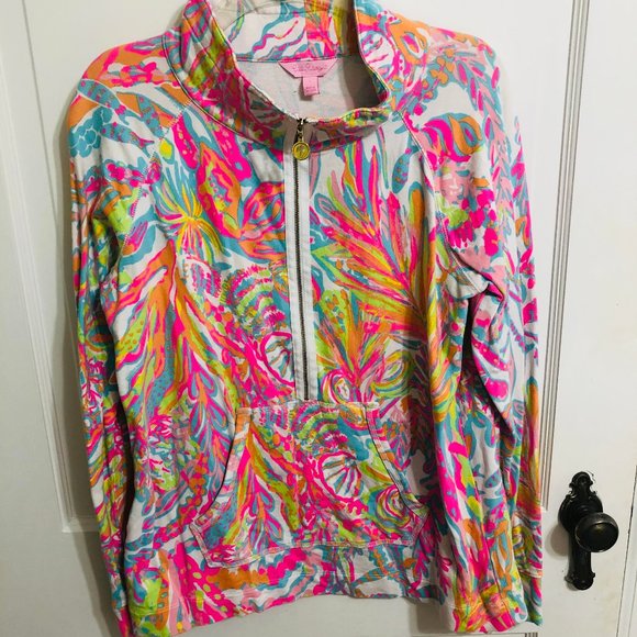 Lilly Pulitzer "Skipper" Popover, Size Large - Picture 1 of 2